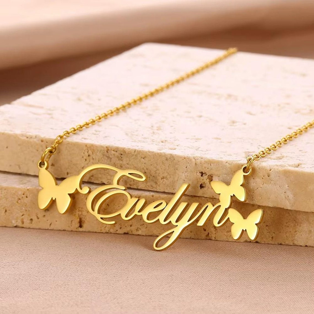 Baby Products Name - Colar com nome personalizado, joias personalizadas,