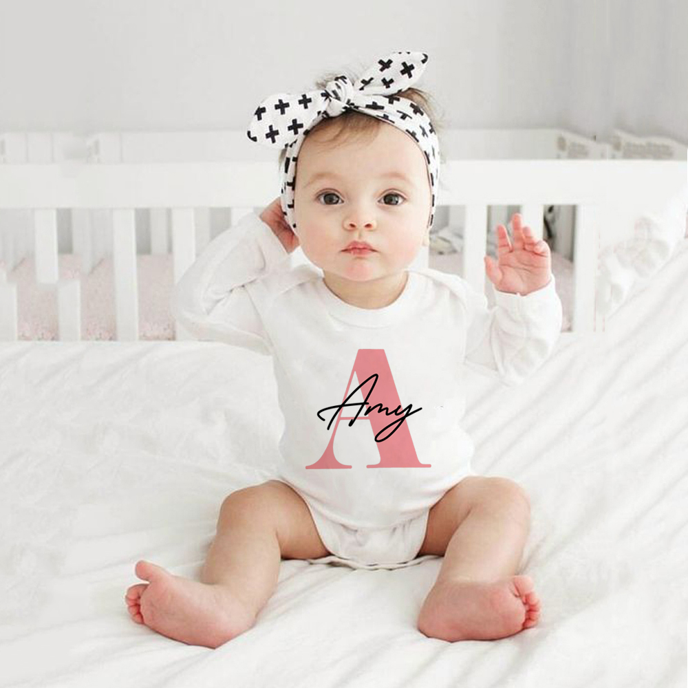 Baby Products Name - Bebê menina nome macacão anúncio de