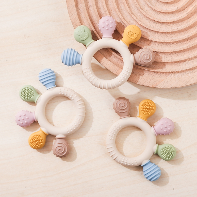 Baby Products Name - Anel de dentição de silicone para