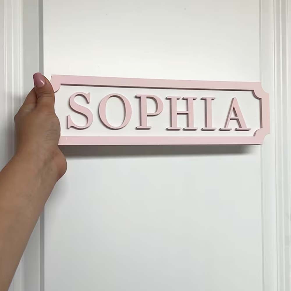 Placa de Porta Personalizada p - Baby Products Name avaliação e preço