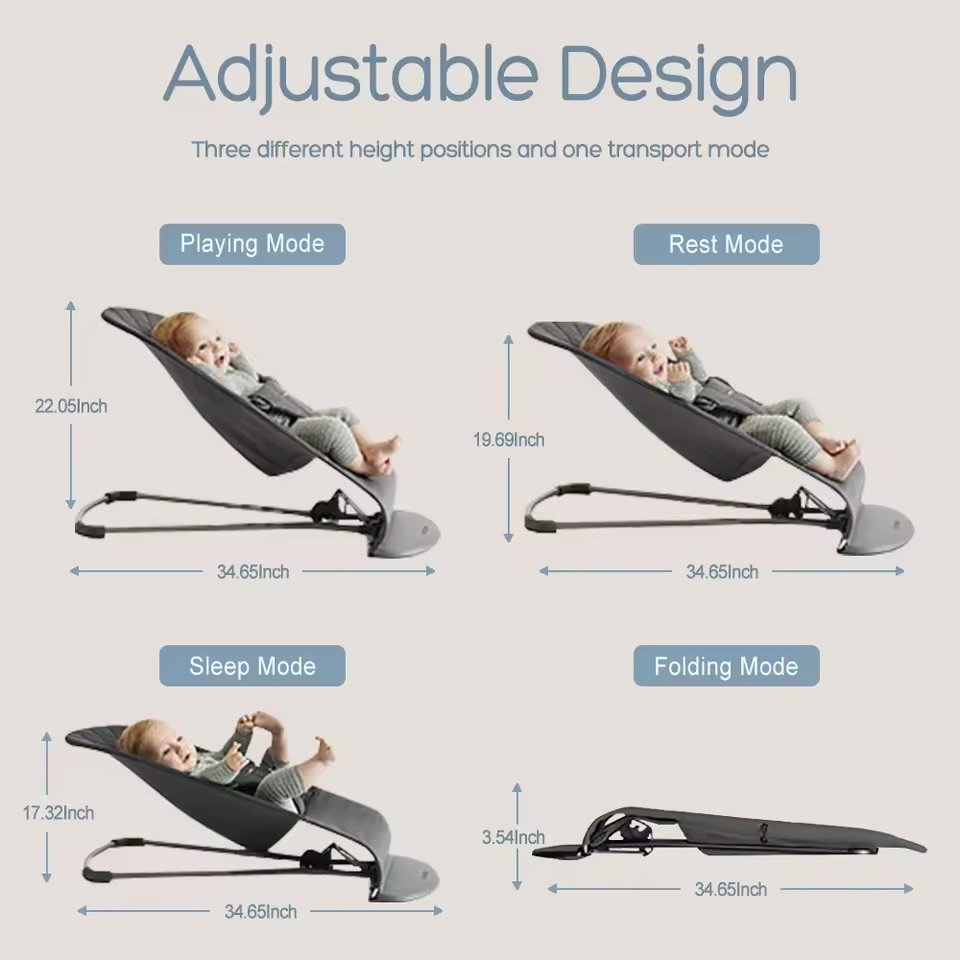 Cadeira de balanço dobrável pa - Baby Swing Bouncer avaliação e preço