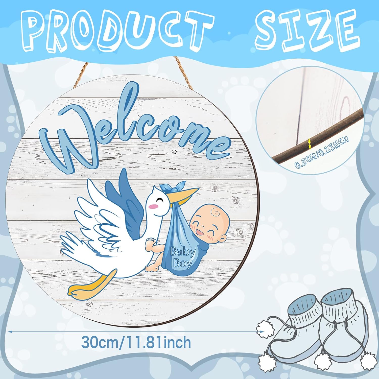 Bebê menino sinal de porta gên - Baby Products Name avaliação e preço